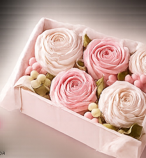 Коробочка завитков домашнего зефира